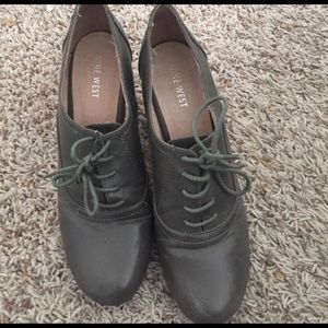 Grey Oxford Nine West Heels